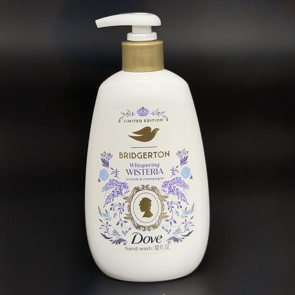 Dove Bridgerton Whispering Wisteria Hand Wash 12 oz Limited Edition NEW